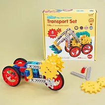 【Edx 艾迪客】我的百變齒輪-交通積木組｜聖誕新年禮｜6+ 美國STEAM玩具認證