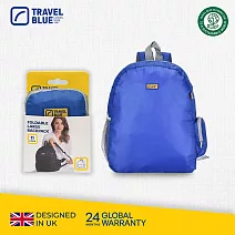 【Travel Blue 藍旅】Foldable 折疊背包 (11L)-3色任選 TB068 藍色