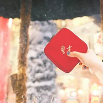 【一帆布包】帆布新年春聯福氣零錢包-財 財