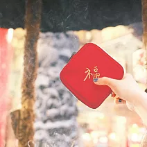 【一帆布包】帆布新年春聯福氣零錢包-福 福