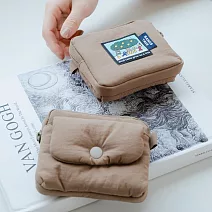 【瀏海樹】澎澎零錢包 - 沙色