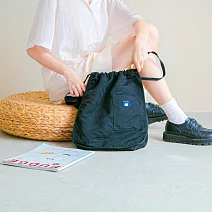 【瀏海樹】BANGS - 肩背束口三用包 - 黑色