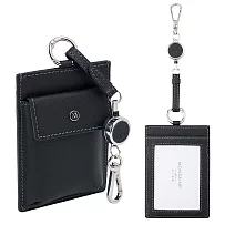 MONDAINE 瑞士國鐵80週年紀念.立體口袋雙繩證件套 黑色