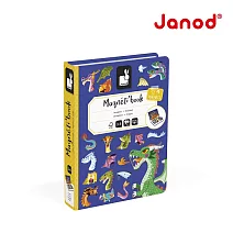 【法國Janod】磁鐵遊戲書-噴火龍