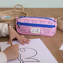 MILAN事務筆袋_經典印花款(不含筆) 鯨魚