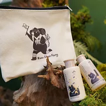 【檜山坊】檜熊森林旅行組 (檜木精油洗沐四入組+檜熊旅行收納袋)