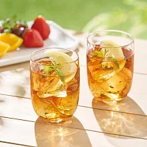 【日本Toyo Sasaki】晶透強化玻璃杯340ml 2入禮盒