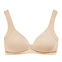 【和諧生活有機棉】薄襯托胸內衣 S 裸膚