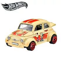 【正版授權】風火輪 SILVER SERIES? 玩具車 史努比 x 60s FIAT 500D MODIFICADO