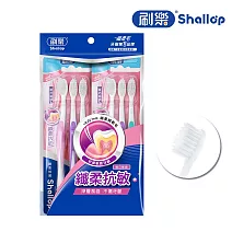 刷樂 纖柔炫麗牙刷 6入