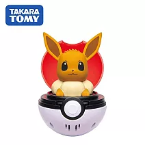 【日本正版授權】寶可夢 彈彈有聲寶貝球 玩具 吊飾 神奇寶貝 - 伊布