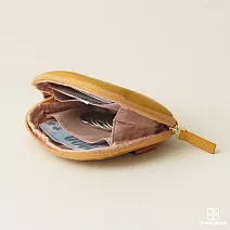 CHENSON 不規則橢圓形 手掛式 零錢包 (附手腕帶) (W24229-L) 黃