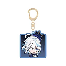 【正版授權】原神 Q版表情包飾系列 壓克力吊飾 鑰匙圈/吊飾 楓丹廷/愚人眾 - 芙寧娜