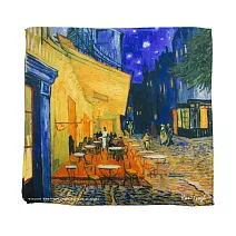 翡冷翠文創藝術小方巾｜梵谷《露天咖啡館》