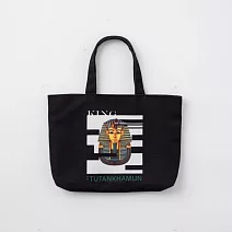 翡冷翠文創藝術小提袋｜埃及古文明《黃金面具》黑色