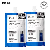 DR.WU玻尿酸保濕精華化妝水(經典型)補充包150ML_2入組