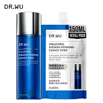 DR.WU 玻尿酸保濕精華化妝水(經典款)150ML+補充包150ML