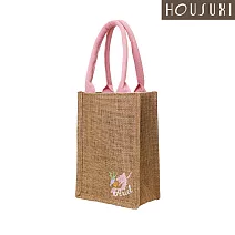 【HOUSUXI舒希】迪士尼系列-刺繡麻布飲料袋-A3(任選) 小美人魚