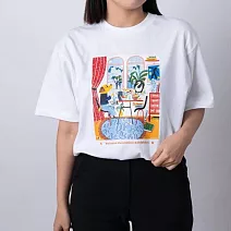 翡冷翠文創波隆那T恤｜《早安(狗)》(S-XL) XL 白