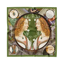 翡冷翠文創文藝復興中絲巾｜波提且利《年輕女子》