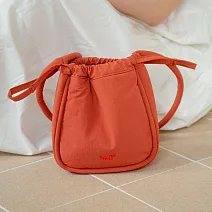 【瀏海樹】鬆鬆散步側背小包 -  橘紅