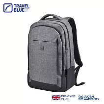 【Travel Blue 藍旅】氣質款商務後背包-黑 後背包/筆電包/防水電腦包/雙肩包/大容量背包 TB3076 灰色