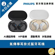Philips GO系列 TAA6709 OPENGOPro開放式運動藍牙耳機丨音霸登場 制霸路上 暗影灰