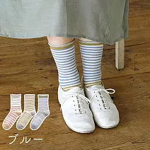 【AnZa】多巴胺純棉捲邊條紋復古拼色堆堆襪短襪中筒襪   A組