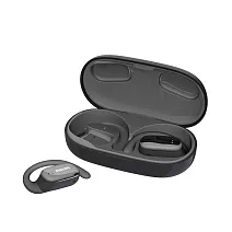 Philips GO系列 TAT3708 長續航開放式真無線運動耳機｜音韻絕響 靜謐隨行 黑色