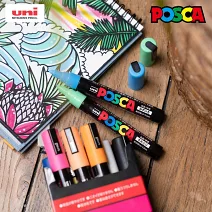 【UNI】POSCA 壓克力水性筆 中字丸芯 8色組