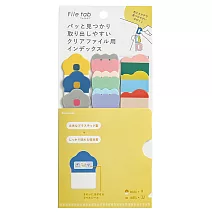【日本Kanmido】File tab 造型索引標籤貼 ‧ FLOWER WAVE