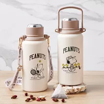 【美國康寧】Snapware Snoopy Sport不鏽鋼保冰保溫瓶1250ml 高爾夫款