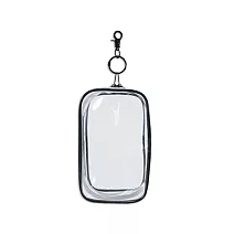 珠友 立體透明收納包(中) 01黑