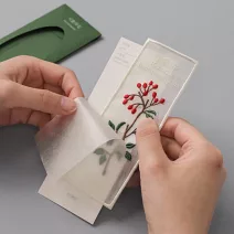 【韓國OIMU】植物採集刺繡書籤 ‧ 棠梨樹