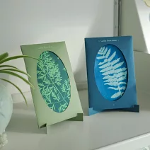 【韓國OIMU】藍晒圖DIY相框卡片組