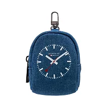 MONDAINE 瑞士國鐵Petite迷你吊飾小包/耳機包/零錢包/鑰匙包 – Denim Pack 單寧藍