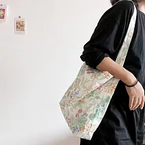 【素包包】英式鄉村風夏日漿果側背斜跨單肩柔軟棉布袋(60075) _夏日漿果x斜跨