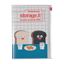 【日本Mark’s】2026 月記事收納手帳B6變型