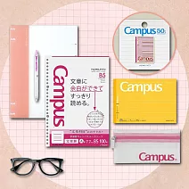 【開學套組】KOKUYO CAMPUS Z青春校園筆記活頁夾組 粉紅