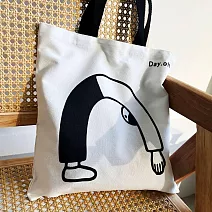 【素包包】肩背包 簡約日系慵懶風文藝青年個性讀書袋(75025) _DAY OFF