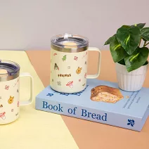 【HOUSUXI舒希】迪士尼系列-304保溫馬克杯400ml-A3(任選) 小熊維尼