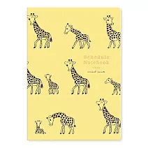 【日本RYU-RYU】2026 月記事手帳A5｜中島良二動物遊行 ‧ 長頸鹿