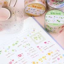 【韓國WANNATHIS】Kiss cut 貼紙膠帶 ‧ pang pang/幸運草