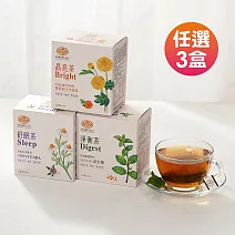 【曼寧】晶亮茶 / 舒眠茶 /淨衡茶(2gx10入/盒) ； 任選3盒