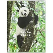【日本Greeting Life】2026 熊貓香香 月記事手帳A6 ‧ 爬樹