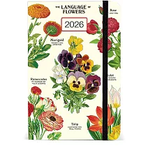 【Cavallini】 2026 週計畫手帳本 _Language Of Flowers