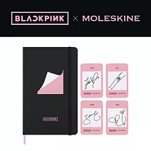 【MOLESKINE】x BLACKPINK 限量 L型橫線筆記本 (含簽名卡片)