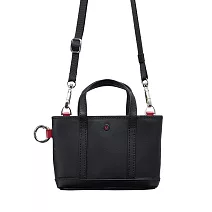 MONDAINE瑞士國鐵 真皮迷你托特零錢包｜可手拿・可斜背・三色任選 -  經典黑