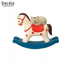 【DECOLE】concombre Santa’s DINER 聖誕節 搖搖木馬熟睡小貓（象牙白）