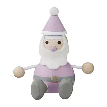 【日本Mark’s】Hracky迷你聖誕木偶擺飾 ‧ 粉灰色系聖誕老人